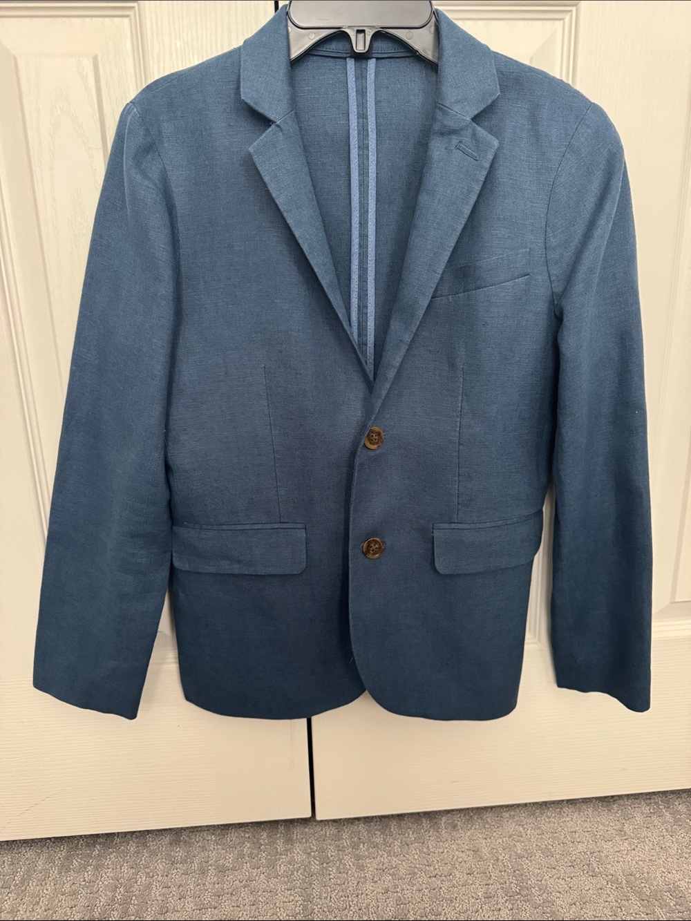 Crewcuts Teal-Blue Two-Button Kids Blazer